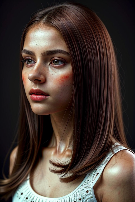 red eyes pic girl aesthetic